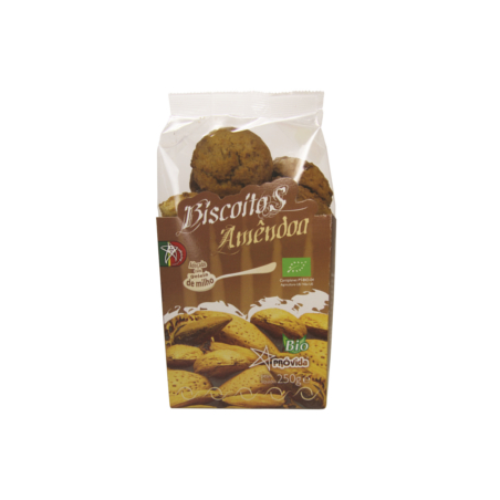 BISCOITOS AMENDOA BIO 250g