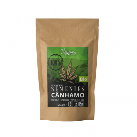 SEMENTES DE CÂNHAMO DESCASCADAS BIO 250 G