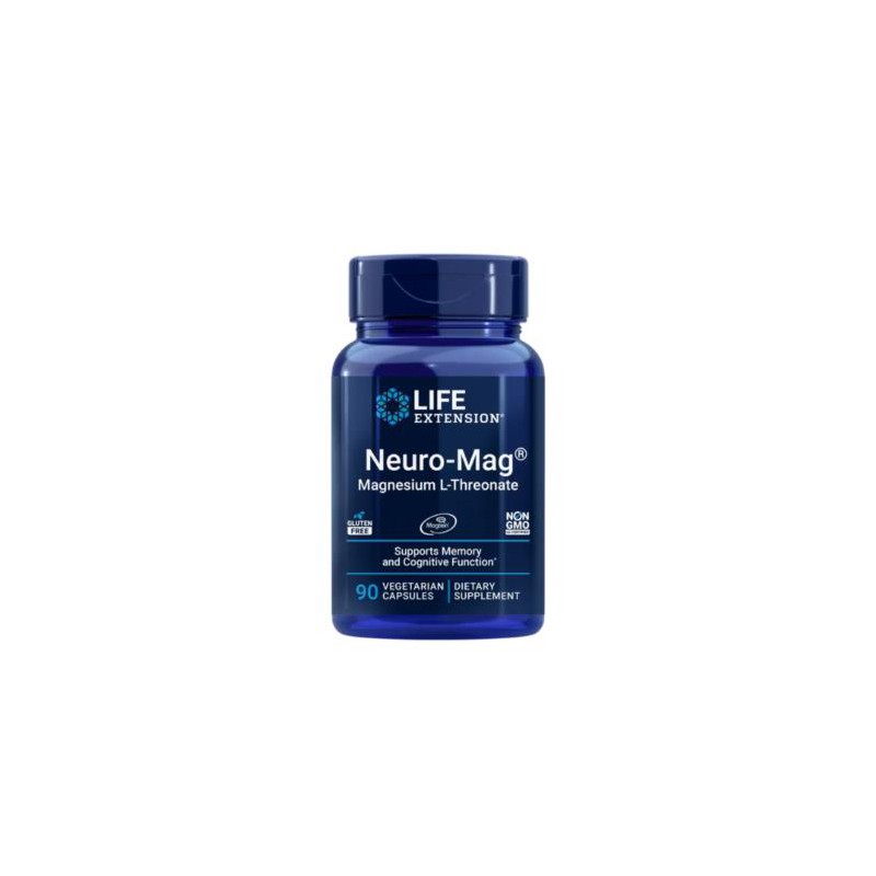 NEURO MAG L TREONATO DE MAGNESIO 90 CAPSULAS VEGETAIS LIFE EXTENSION