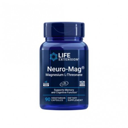NEURO MAG L TREONATO DE MAGNESIO 90 CAPSULAS VEGETAIS LIFE EXTENSION