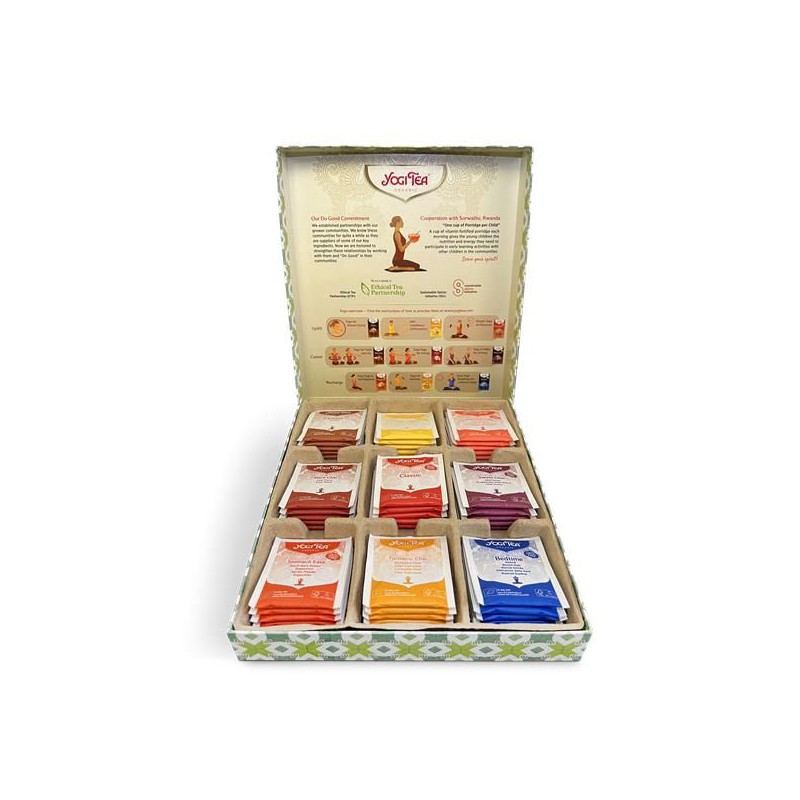 YOGI TEA BIO SELECTION BOX 9 X 5 SAQUETAS 45    CHÁS E INFUSÕES