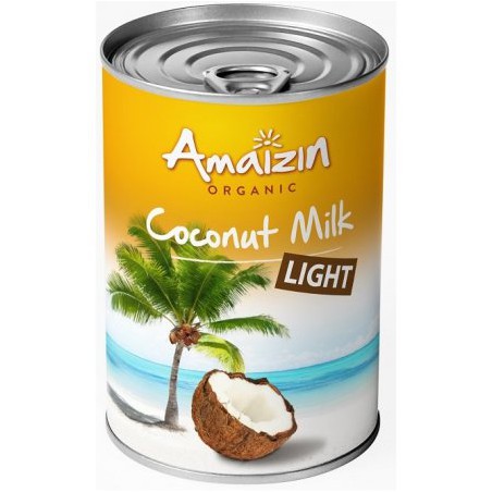 LEITE DE COCO LIGHT AMAIZIN SRI LANKA BIO 400 ML LATA PROVIDA