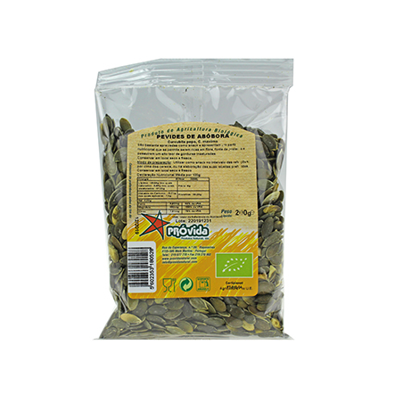 PEVIDES DE ABOBORA S/CASCA BIO 200 G PROVIDA