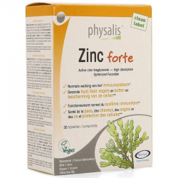 ZINC FORTE 30 COMPRIMIDOS PHYSALIS
