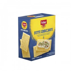 TOSTAS CROCANTES DE ARROZ E MILHO SEM GLÚTEN 150 GRS   FETTE SCHAR 