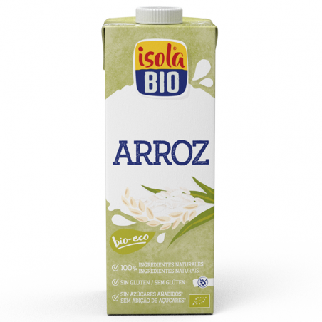 BEBIDA DE ARROZ ORIGINAL BIO 1Lt ISOLA