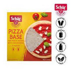 BASE PARA PIZZA SEM GLÚTEN 2 x 150 G SCHAR