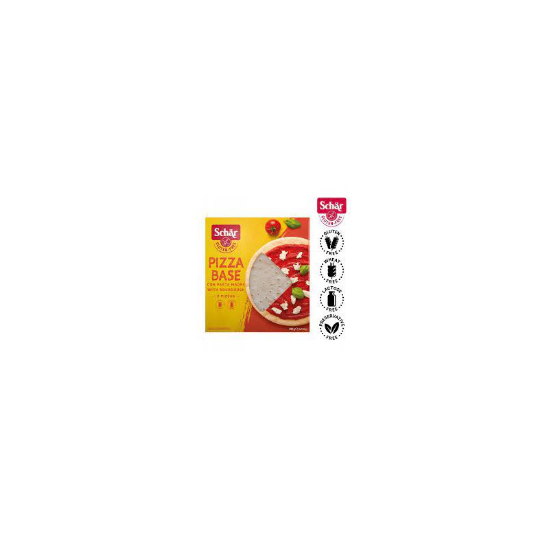 BASE PARA PIZZA SEM GLÚTEN 2 x 150 G SCHAR