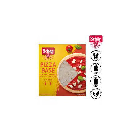 BASE PARA PIZZA SEM GLÚTEN 2 x 150 G SCHAR
