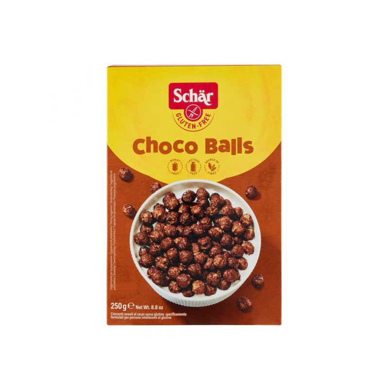 CEREAIS DE CACAU SEM GLÚTEN  SCHAR MAGIC BOLINHAS  250 Gramas