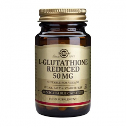 SOLGAR L GLUTATHIONE 50 MG 30 CAPS REDUZIDO REDUCED