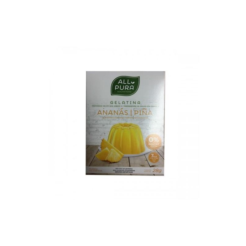 ALLPURA GELATINA ANANAS ZERO 1 X 28 G