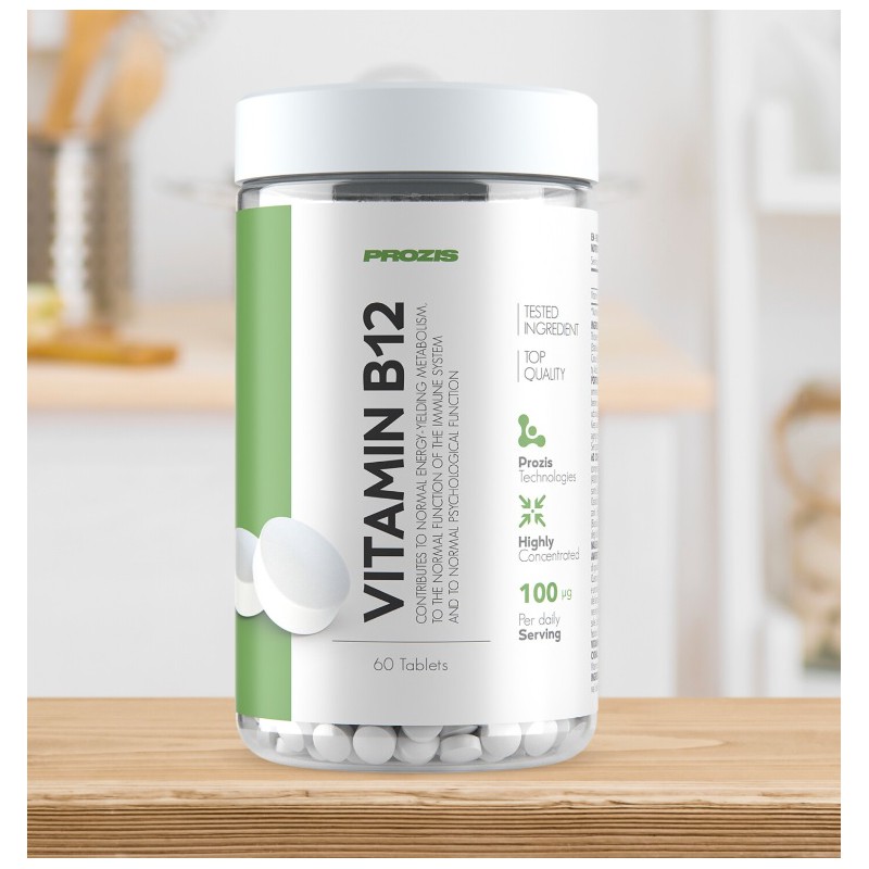 VITAMINA B12 100 MCG 60 COMPRIMIDOS PROZIS