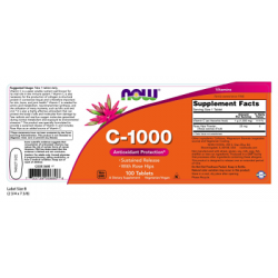 VIT C 1000 RH 100 COMPRIMIDOS NOW