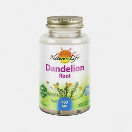 DANDELION ROOT DENTE DE LEÃO 100 CÁPSULAS NATURE S HERBS