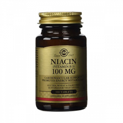Niacina 100 mg 100 cápsulas  Solgar