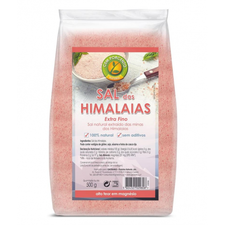 SAL DOS HIMALAIAS EXTRA FINO 500 GRS CEM PORCENTO