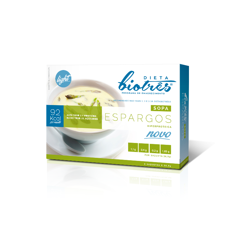 DIETA BIOTRES SOPA DE ESPARGOS 3x26,5g