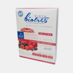 DIETA BIOTRES GELATINA LIGHT FRUTOS VERMELHOS 2x15