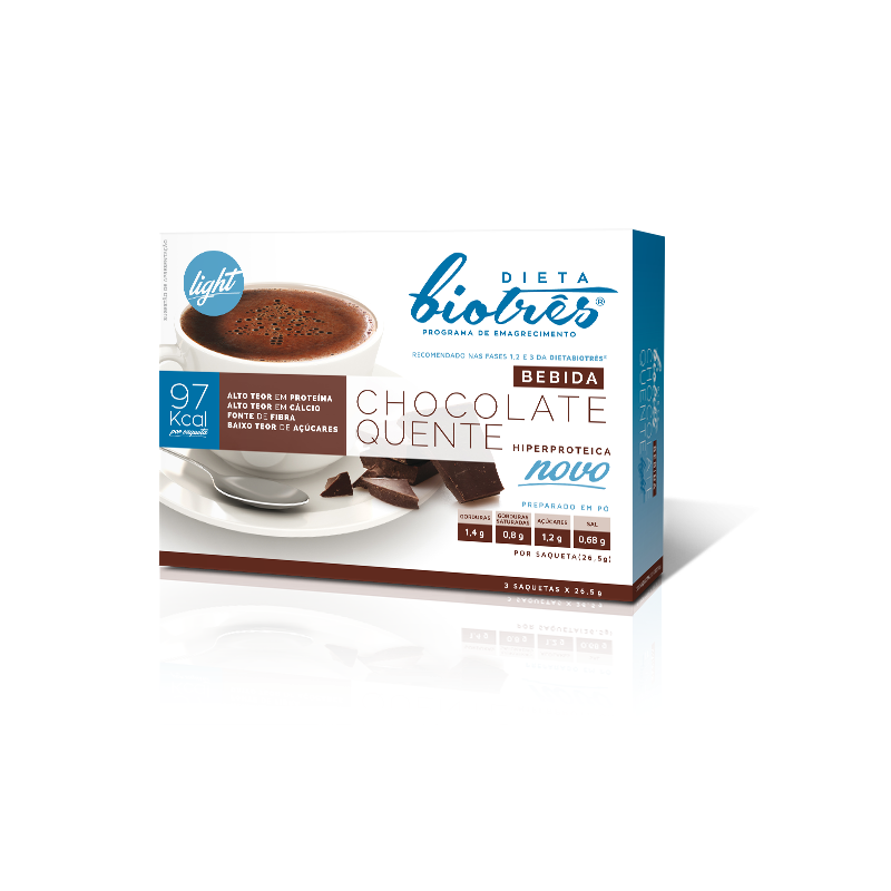 BEBIDA CHOCOLATE QUENTE 3 SAQ X 25,5 GRS DB3