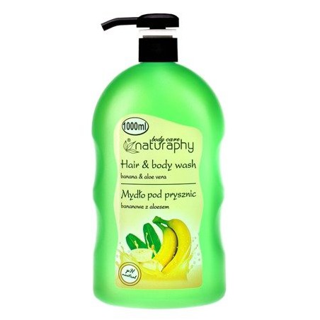 HAIR E BODY WASH BANANA E  ALOE VERA 1000 ML