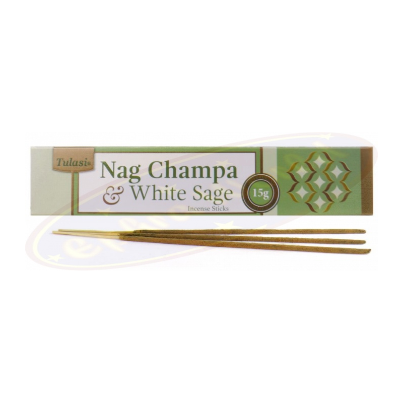 INCENSO TULASI NAGCHAMPA WHITE SAGE 150 GR 12 UNIIDADES