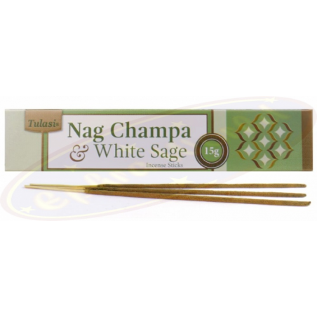 INCENSO TULASI NAGCHAMPA WHITE SAGE 150 GR 12 UNIIDADES