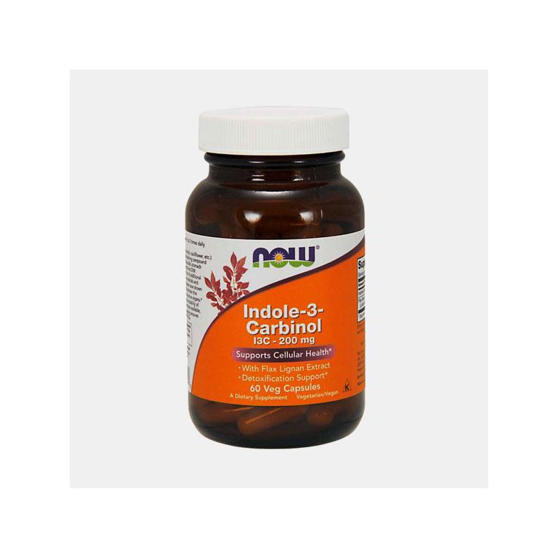 INDOLE 3 CARBINOL 60 CAPSULAS NOW