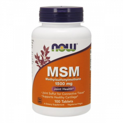 Now Foods MSM 1500mg 100 comprimidos