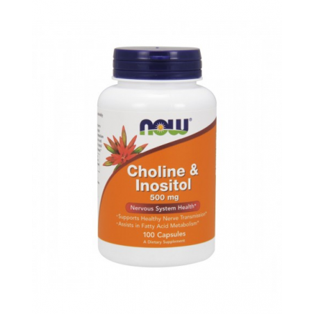 Choline e Inositol 500mg 100 caps Now Foods