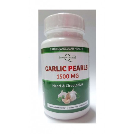 GARLIC PEARLS 1500 MG 90 CAPS ALHO QUALITY OF LIFE LABS