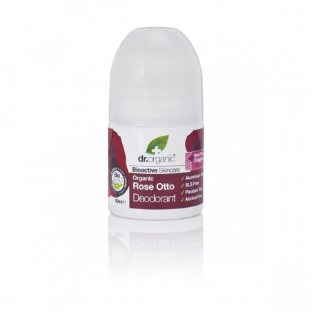 DESODORIZANTE ROSA DAMASCENA  BIO 50 ML DR. ORGANIC