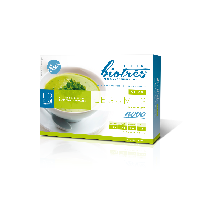 DIETA BIOTRES SOPA DE LEGUMES 3x30,5g