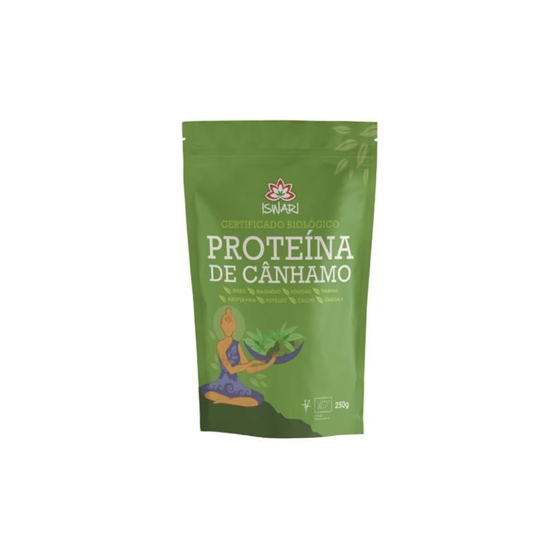 PROTEINA DE CANHAMO PO BIO  250g  ISWARI
