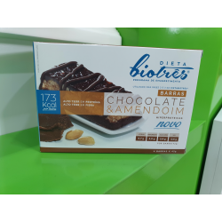 BARRAS CHOCOLATE AMENDOIM DIETA BIOTRES 4X42GR