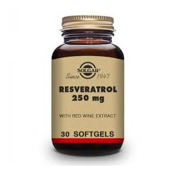 RESVERATROL 250 MG 30 CAPSULAS SOLGAR 