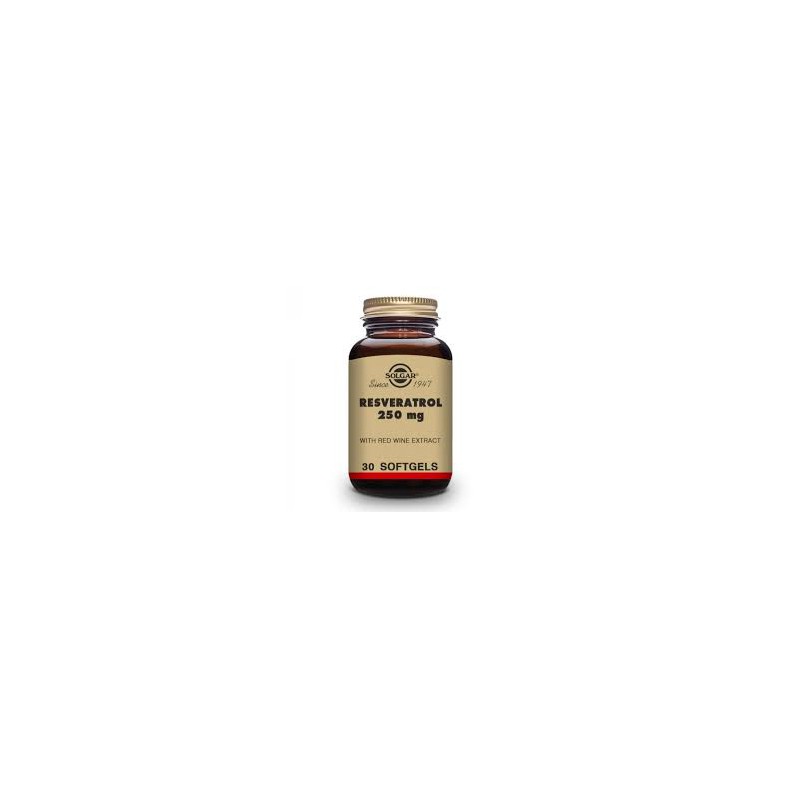 RESVERATROL 250 MG 30 CAPSULAS SOLGAR 