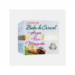 CREME BABA CARACOL ARGAN ROSA MOSQUETA PREMIUM 50 ML ELEGANTE 