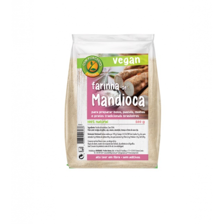 FARINHA DE MANDIOCA 500 GRS CEM PORCENTO