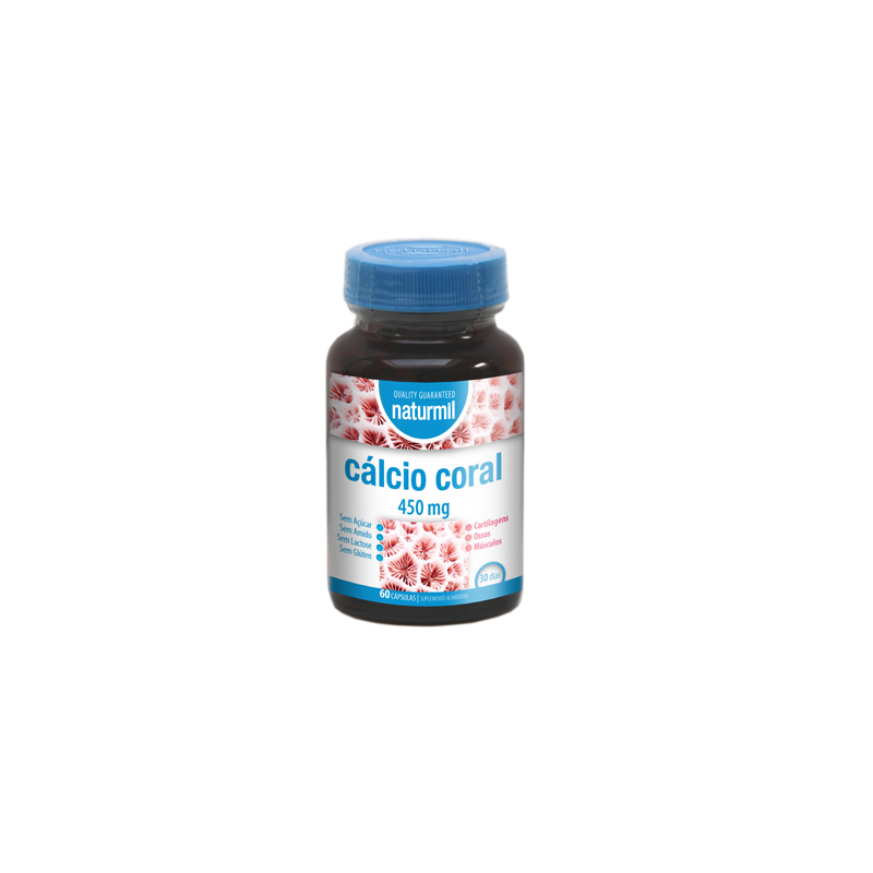 CALCIO CORAL 450mg 60 CAPSULAS NATURMIL