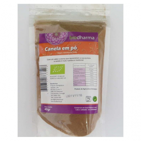 CANELA EM PÓ BIO 40 G BIODHARMA