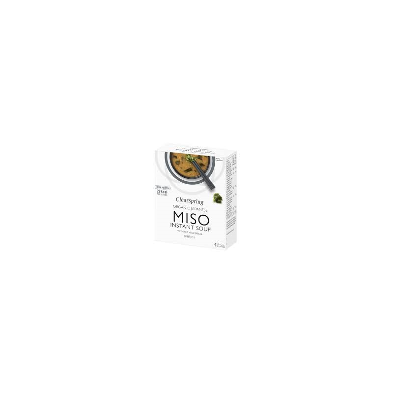CLEARSPRING SOPA INSTANTANIA MISO BIO COM ALGAS SOUP 40 G