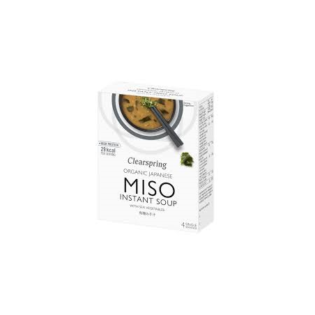 CLEARSPRING SOPA INSTANTANIA MISO BIO COM ALGAS SOUP 40 G
