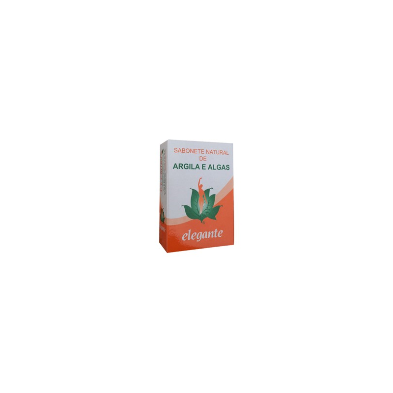 SABONETE DE ARGILA E ALGAS 140 G ELEGANTE