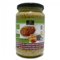MANTEIGA DE AMENDOIM COM CHIA BIOLÓGICA 350 G NATUREFOODS