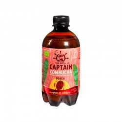 KOMBUCHA BIO BEBIDA CHÁ PESSEGO SUMMER EDITION 400 ML