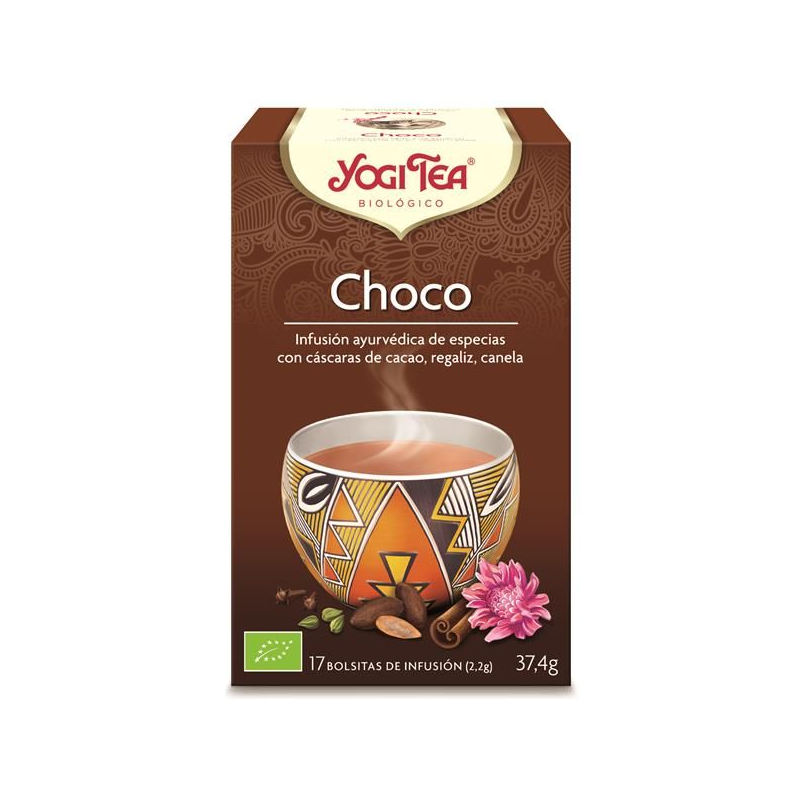 YOGI TEA CHOCO BIO 17 SAQUETAS