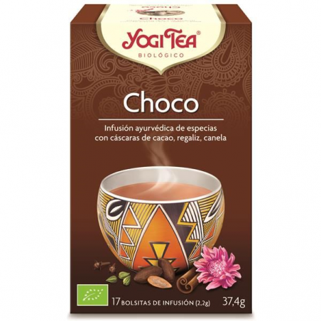 YOGI TEA CHOCO BIO 17 SAQUETAS