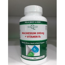 MAGNESIUM 500 MG  VITAMIN B6 90 CAPS QUALIY OF LIFE