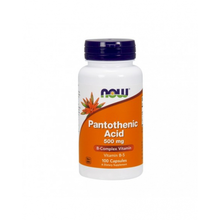 PANTOTHENIC ACID 500 MG VIT B 5 100 CAPS NOW
